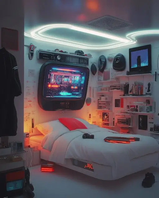 Desigtalks Futuristic Bedroom