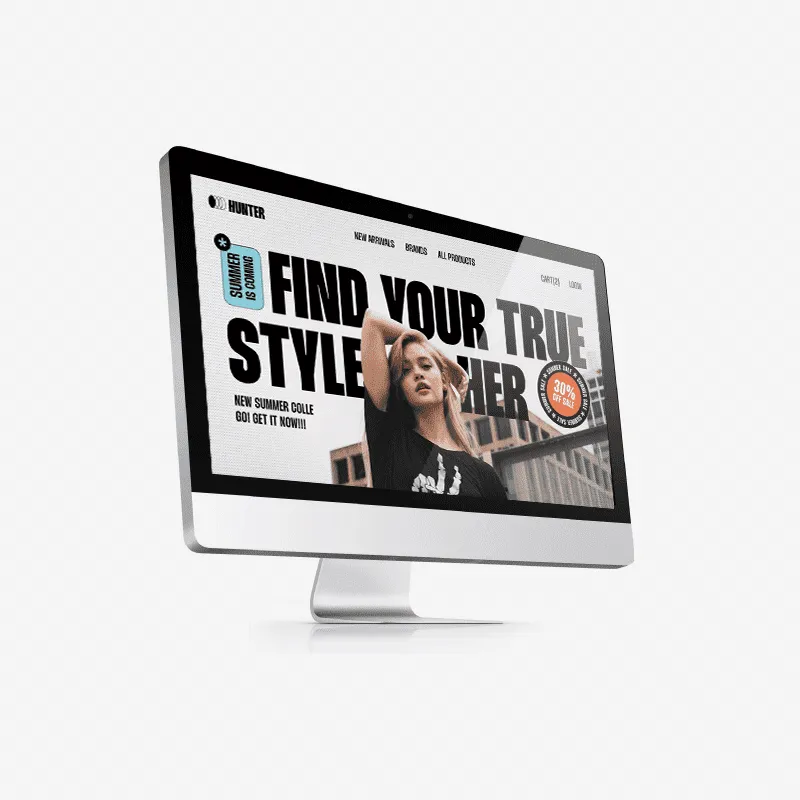 Custom e-commerce web design and development for South African online stores