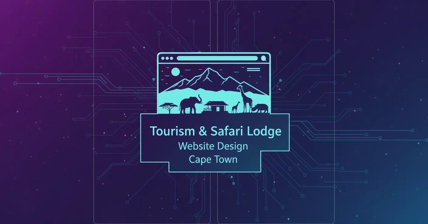 Tourism and safari lodge website design Cape Town